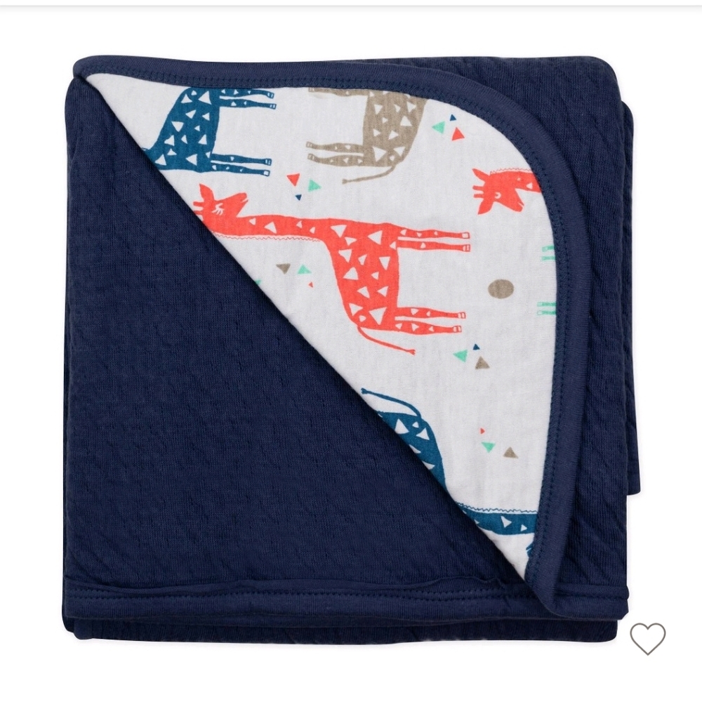 Honest Baby Organic Cotton Reversible Mini - Quilted Receiving Blanket - Picture 2 of 7